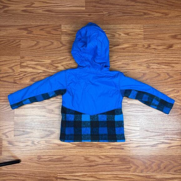 Columbia Sportswear Steens Mt Overlay Hooded Fleece Toddler Jacket Sz 18-24M - Picture 2 of 8